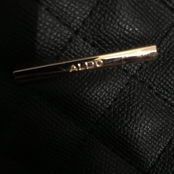 Black Faux Leather medium backpack - Picture 3 of 3